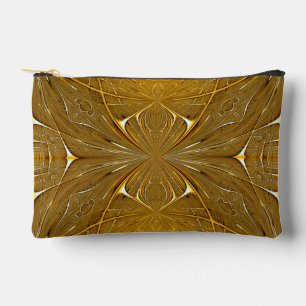 Bolsito Accesorio Pequeño Diseño del patrón Metalizado Faux Gold