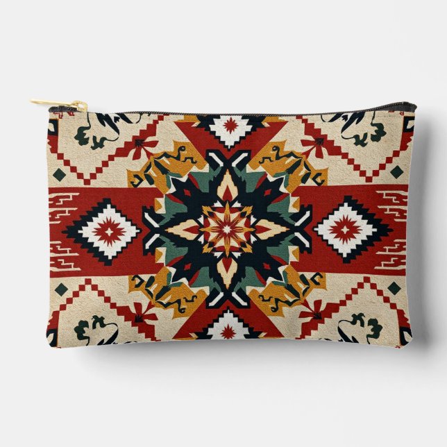 Bolsito Accesorio Pequeño Diseño del Suroeste (Anverso)