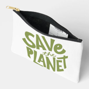 Bolsito Accesorio Pequeño Diseño Ecológico Salva el Planeta