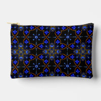 Diseño Girly Blue & Gold Dot Art Mandala