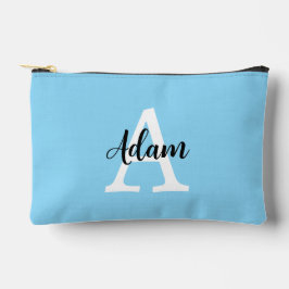 Bolsito Accesorio Pequeño Diseño personalizado de monograma de nombre en let