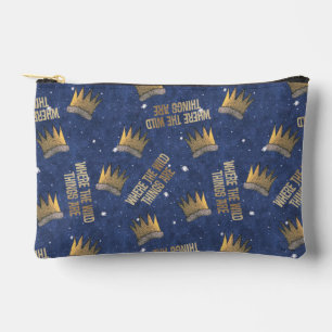 Bolsito Accesorio Pequeño Donde las cosas salvajes son corona y patrón de es