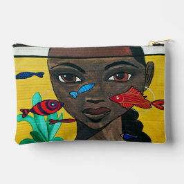 Bolsito Accesorio Pequeño Donde Nadan los Pensamientos | Arte de Mujer Negra