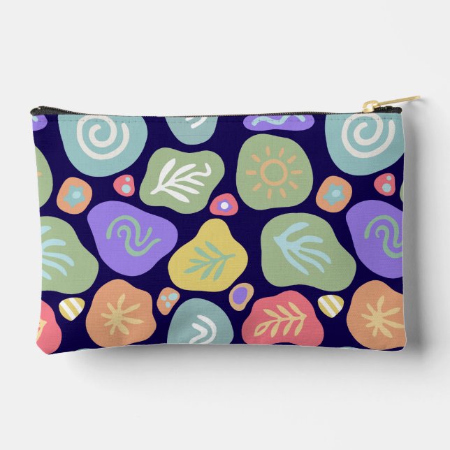 Bolsito Accesorio Pequeño Doodles de ensueño - Diseño del Motivo de la Natur (Reverso )