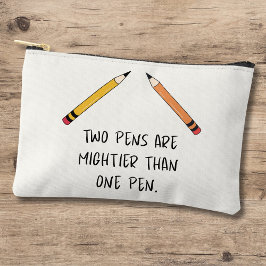 Bolsito Accesorio Pequeño Dos plumas son más poderosas que una pluma