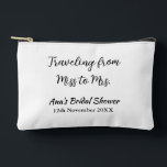 Bolsito Accesorio Pequeño Ducha de viaje para novia agregar nombre fecha señ<br><div class="desc">Diseño</div>
