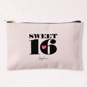 Bolsito Accesorio Pequeño Dulce retro 16 Nacimiento Nombre personalizado ros