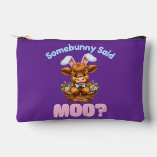 Bolsito Accesorio Pequeño Easter Highland Cow 