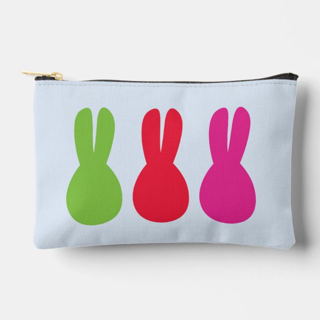 Bolsito Accesorio Pequeño Easter pouch in light blue (Anverso)