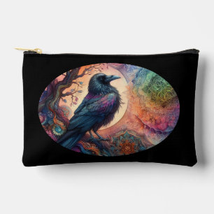 Bolsito Accesorio Pequeño El árbol del cuervo de la vida Mandala Pagan