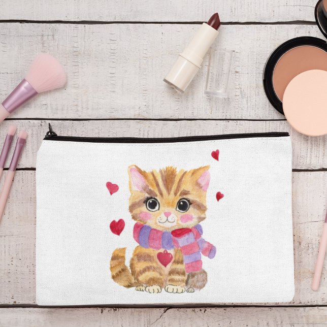 Bolsito Accesorio Pequeño El día de San Valentín de acuarela Kitty (Subido por el creador)
