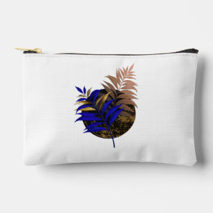 Bolsito Accesorio Pequeño El helecho azul en círculo negro