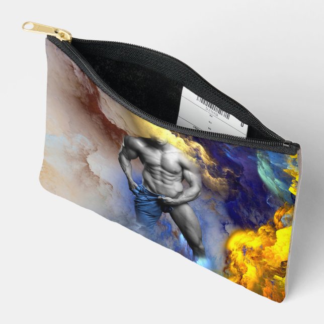 Bolsito Accesorio Pequeño El hombre musculoso de SlipperyJoe camisón vapor (Abierto)