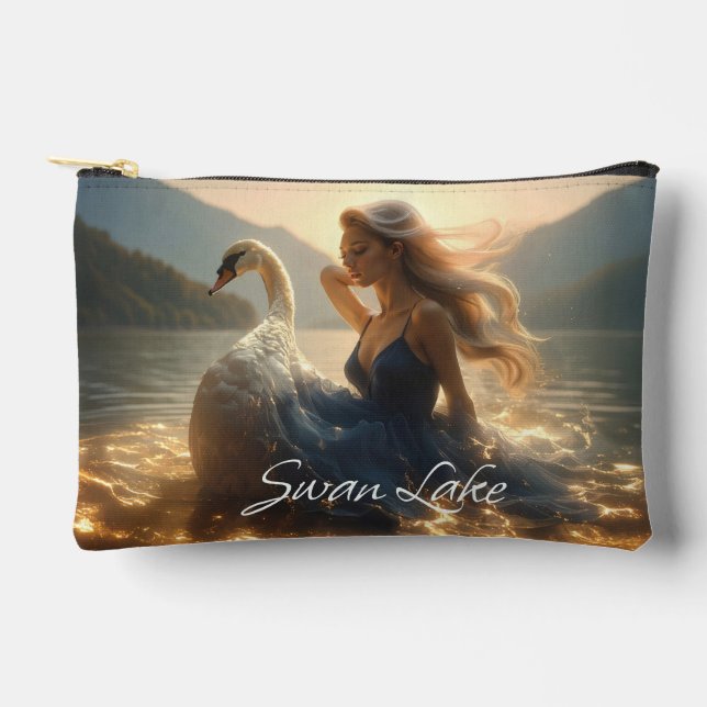 BOLSITO ACCESORIO PEQUEÑO EL LAGO DE LOS CISNES - BALLET Y DANZA -  (Anverso)
