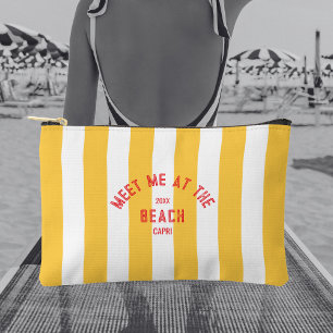 Bolsito Accesorio Pequeño El Rojo Me Encuentra En La Playa De La Banana Amar