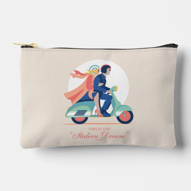 Bolsito Accesorio Pequeño El sueño italiano: el Lotus blanco (Anverso)