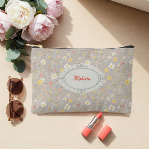 Bolsito Accesorio Pequeño Elegant Floral Clutch with Roses