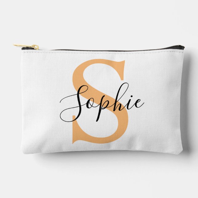 Bolsito Accesorio Pequeño Elegant Script Custom Name Personalized Gift (Anverso)