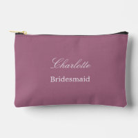 Elegante Bridesmaid Mauve Accesory Pouch