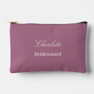 Bolsito Accesorio Pequeño Elegante Bridesmaid Mauve Accesory Pouch