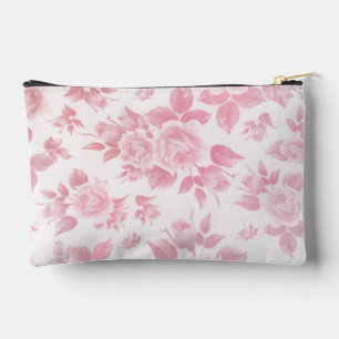 Bolsito Accesorio Pequeño Elegante floral bruta rosa rosa