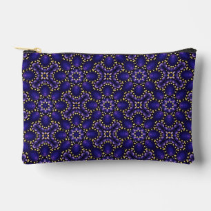 Bolsito Accesorio Pequeño Elegante Patrón De Arte De Punto Abstracto De Púrp
