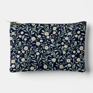 Bolsito Accesorio Pequeño Elegante patrón floral de margarita sobre fondo os