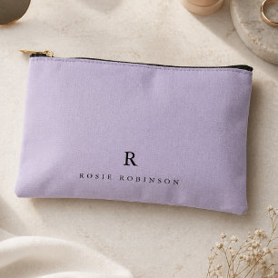 Bolsito Accesorio Pequeño Elegante Sofisticado Clásico Monograma Lilac
