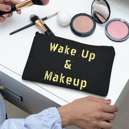 Bolsito Accesorio Pequeño Elegante Wake Up & Makeup Cita l Feminne Trendy