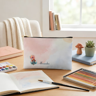 Bolsito Accesorio Pequeño Elementos Esenciales Personalizados de la Escuela 