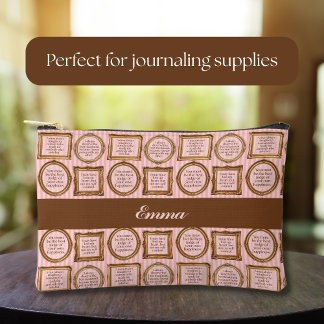 Bolsito Accesorio Pequeño Emma de Jane Austen Citas Personalizadas