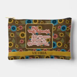 Bolsito Accesorio Pequeño Empoderamiento de las mujeres retro de 60 y 70's f