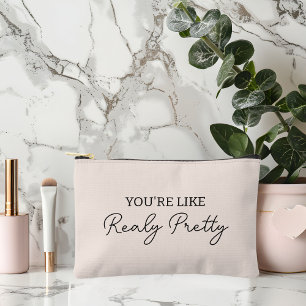Bolsito Accesorio Pequeño Eres como un maquillaje de viajes cosméticos realm