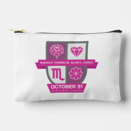 Bolsito Accesorio Pequeño Escudo de cumpleaños de Escorpio™ para 24-31 de oc