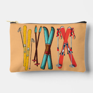 Bolsito Accesorio Pequeño Esquiador divertido y colorido