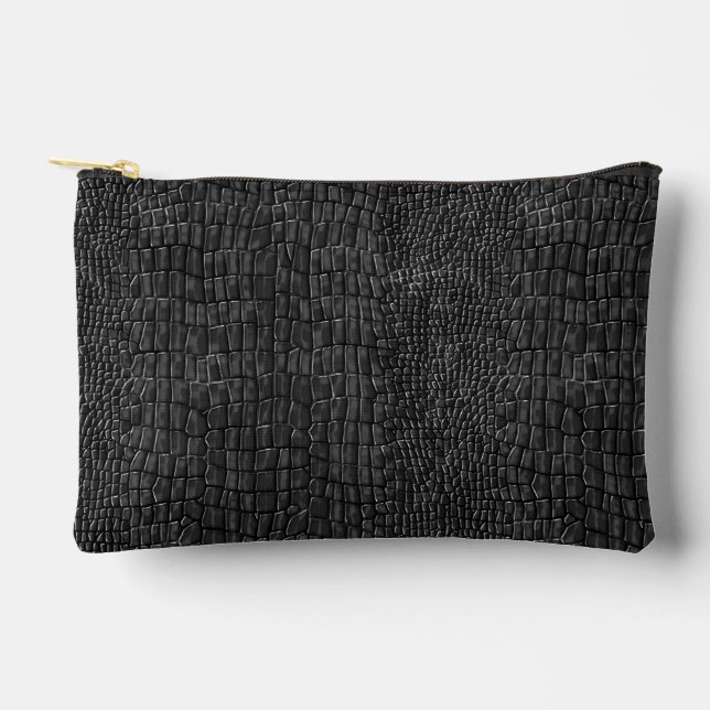 Bolsito Accesorio Pequeño Estampado de caimán  (Anverso)