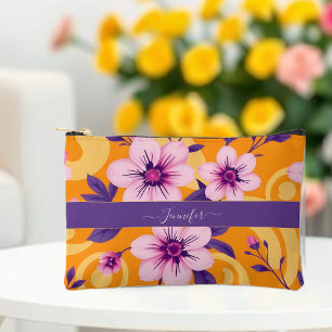 Bolsito Accesorio Pequeño Estilo floral-dopamina de verano vibrante-