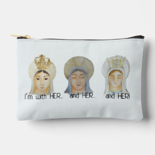 Bolsito Accesorio Pequeño Estoy con ella, y ella, y su - Mary Prayer Pouch