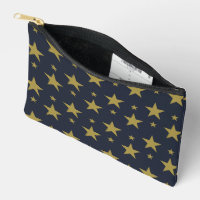 Estrellas doradas sobre azul marino - Elegante y a