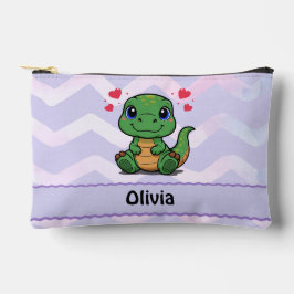 Bolsito Accesorio Pequeño Estuche para lápices personalizado de T-Rex dinosa