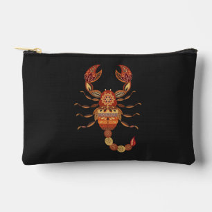 Bolsito Accesorio Pequeño Ethnic Floral Scorpion
