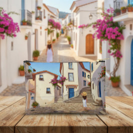 Bolsito Accesorio Pequeño European City Woman Illustration Pouch Bag