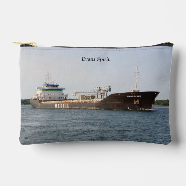 Bolsito Accesorio Pequeño Evans Spirit zipper bag (Anverso)