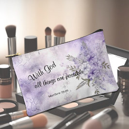 Bolsito Accesorio Pequeño Faith Based - Matthew 19:26