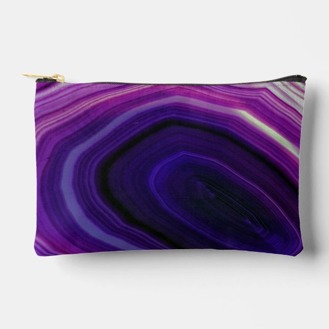 Bolsito Accesorio Pequeño Falln Swirled Purple Geode (Anverso)