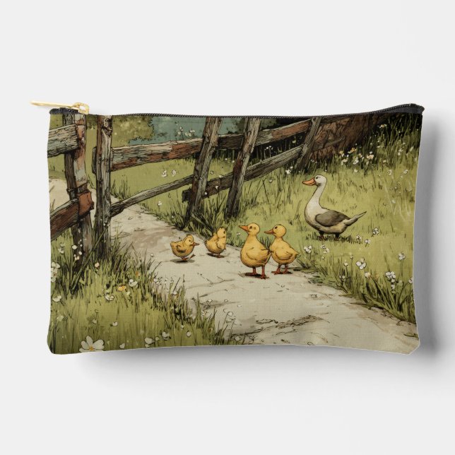 Bolsito Accesorio Pequeño Farm Path Duckling Stroll Pouch (Anverso)