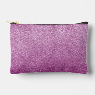 Bolsito Accesorio Pequeño Faux Lilac Leather