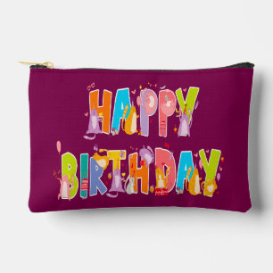 Bolsito Accesorio Pequeño Feliz cumpleaños, divertida celebración del cumple
