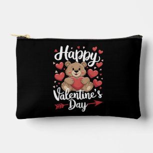 Bolsito Accesorio Pequeño Feliz Día de San Valentín de oso Corazón de Pareja