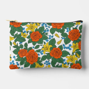 Bolsito Accesorio Pequeño Feliz Floral Claro